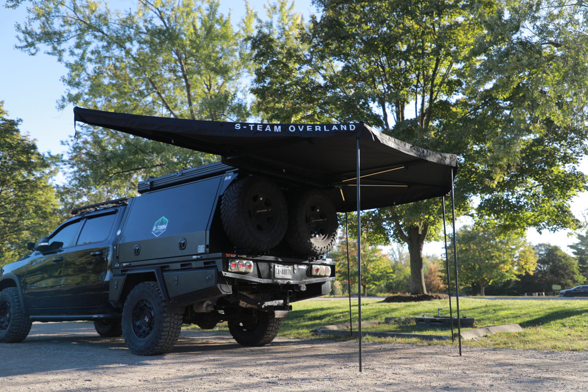 THE WING PLUS - 270 ̊ FREE STANDING AWNING (Black)