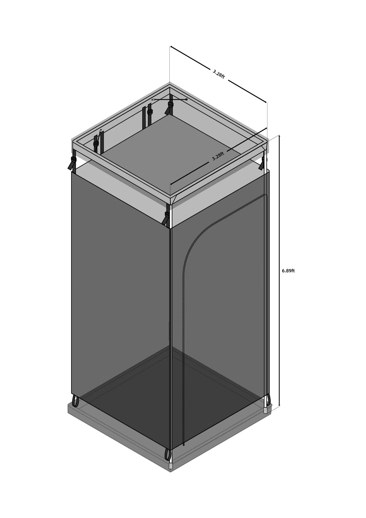 THE HIDEOUT - SHOWER TENT AWNING