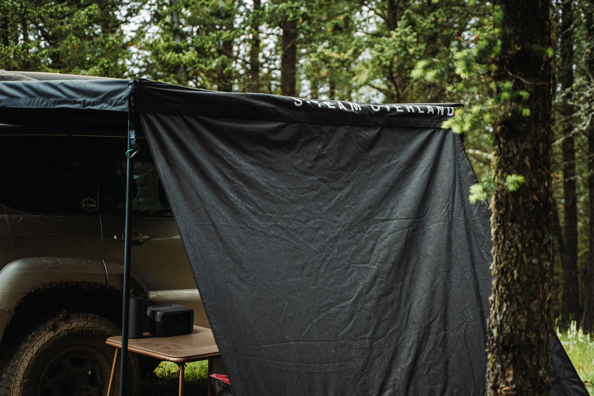 THE OUTPOST - AUTOMATIC POP UP FREE STANDING SIDE AWNING