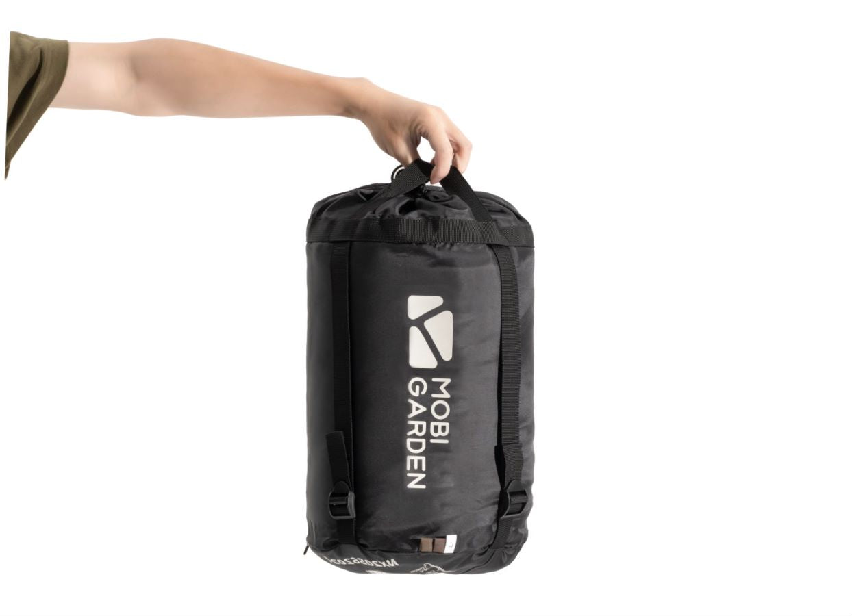 Flannel-lined sleeping bag