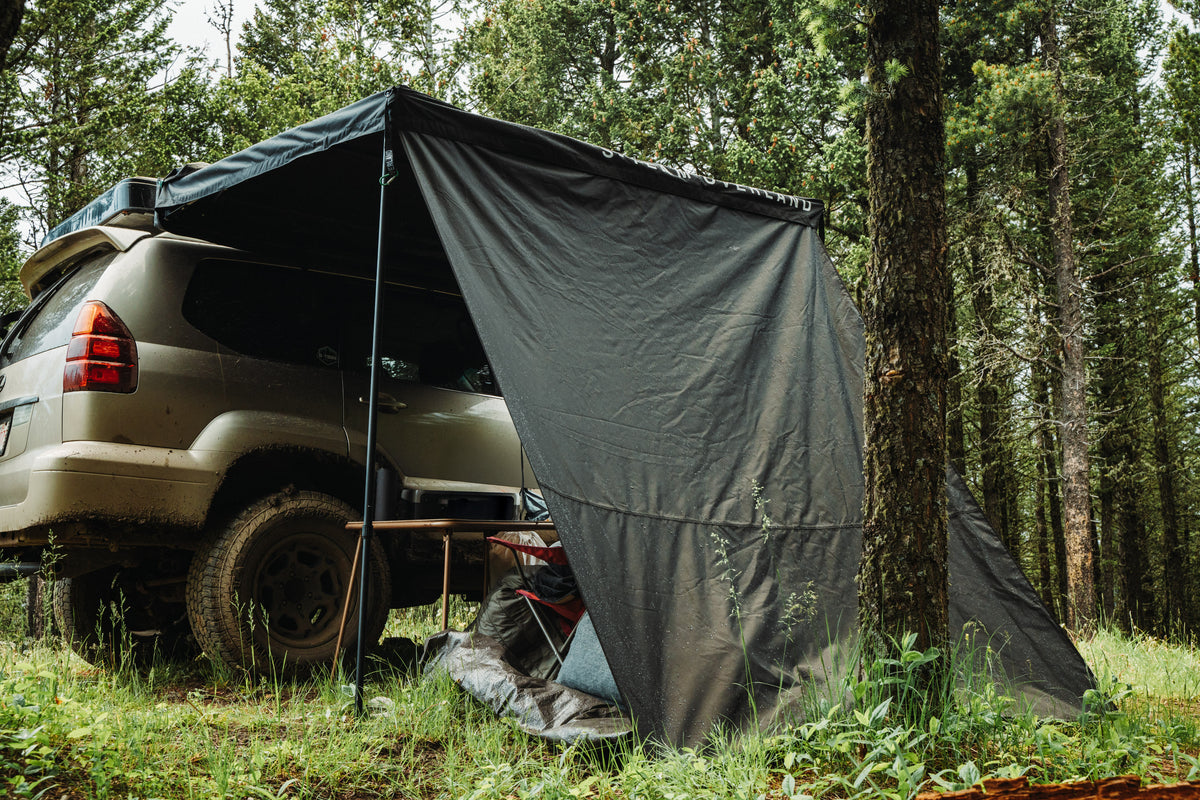 THE OUTPOST - AUTOMATIC POP UP FREE STANDING SIDE AWNING