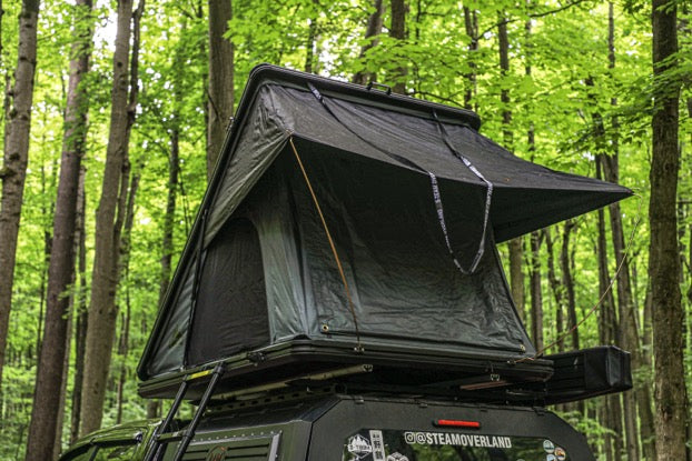 THE HARE - ALUMINUM CLAMSHELL ROOF TOP TENT