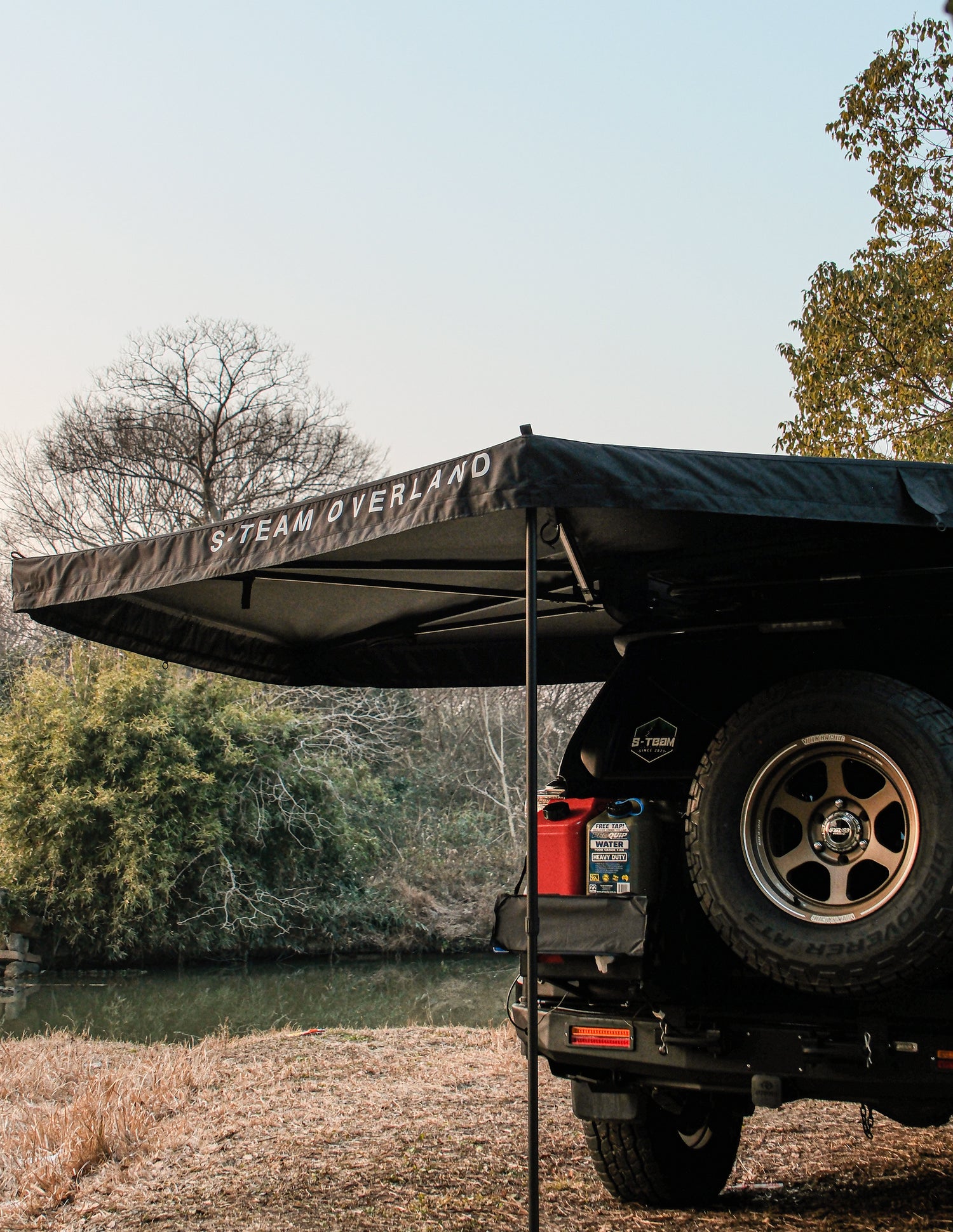 THE WING - 270 ̊  FREE STANDING AWNING(Black)