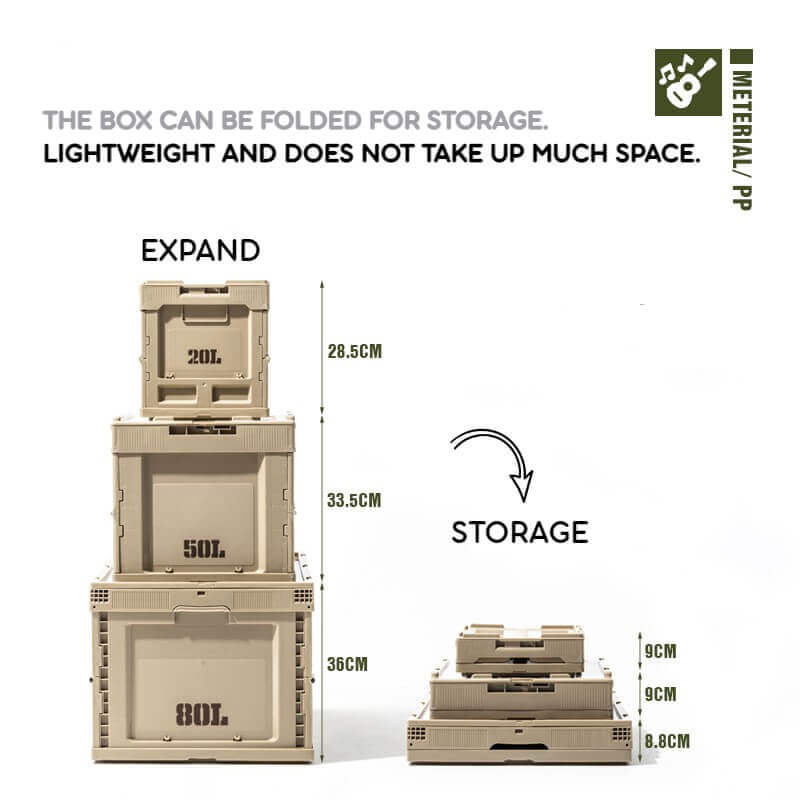 50L Folding Storage Box