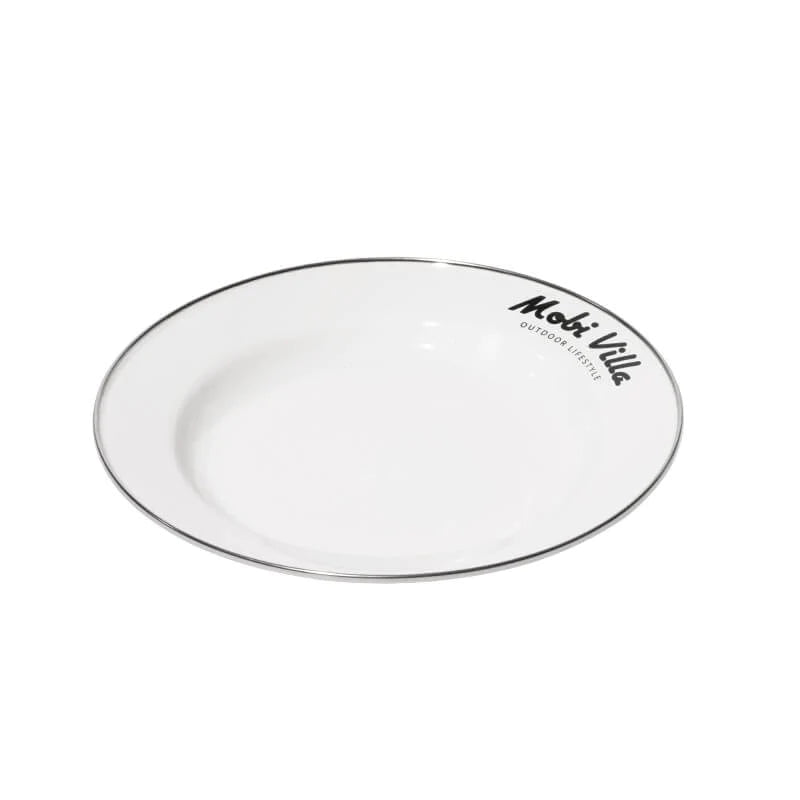 Enamel Bowl & Plate