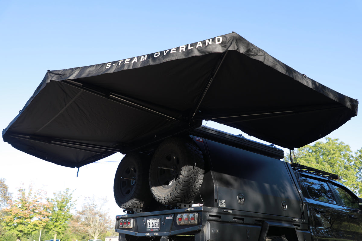 THE WING PLUS - 270 ̊  FREE STANDING AWNING (Black)