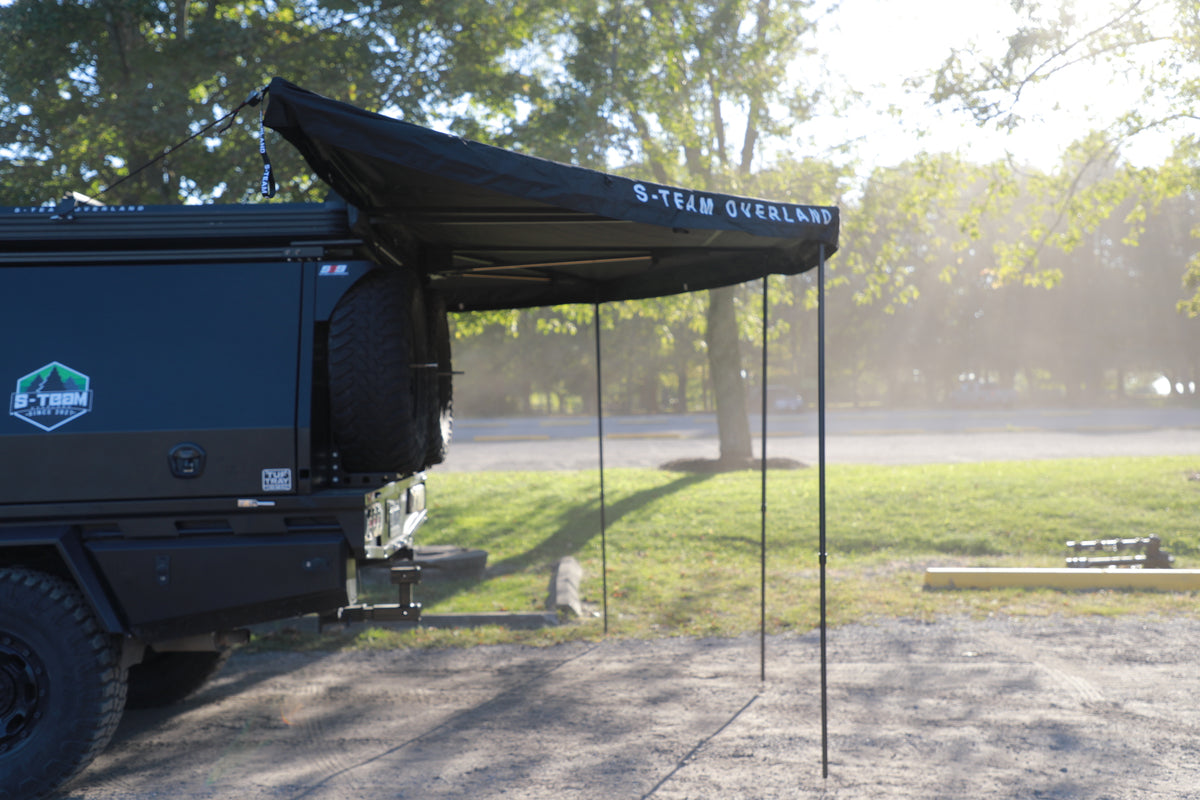 THE WING PLUS - 270 ̊  FREE STANDING AWNING (Black)