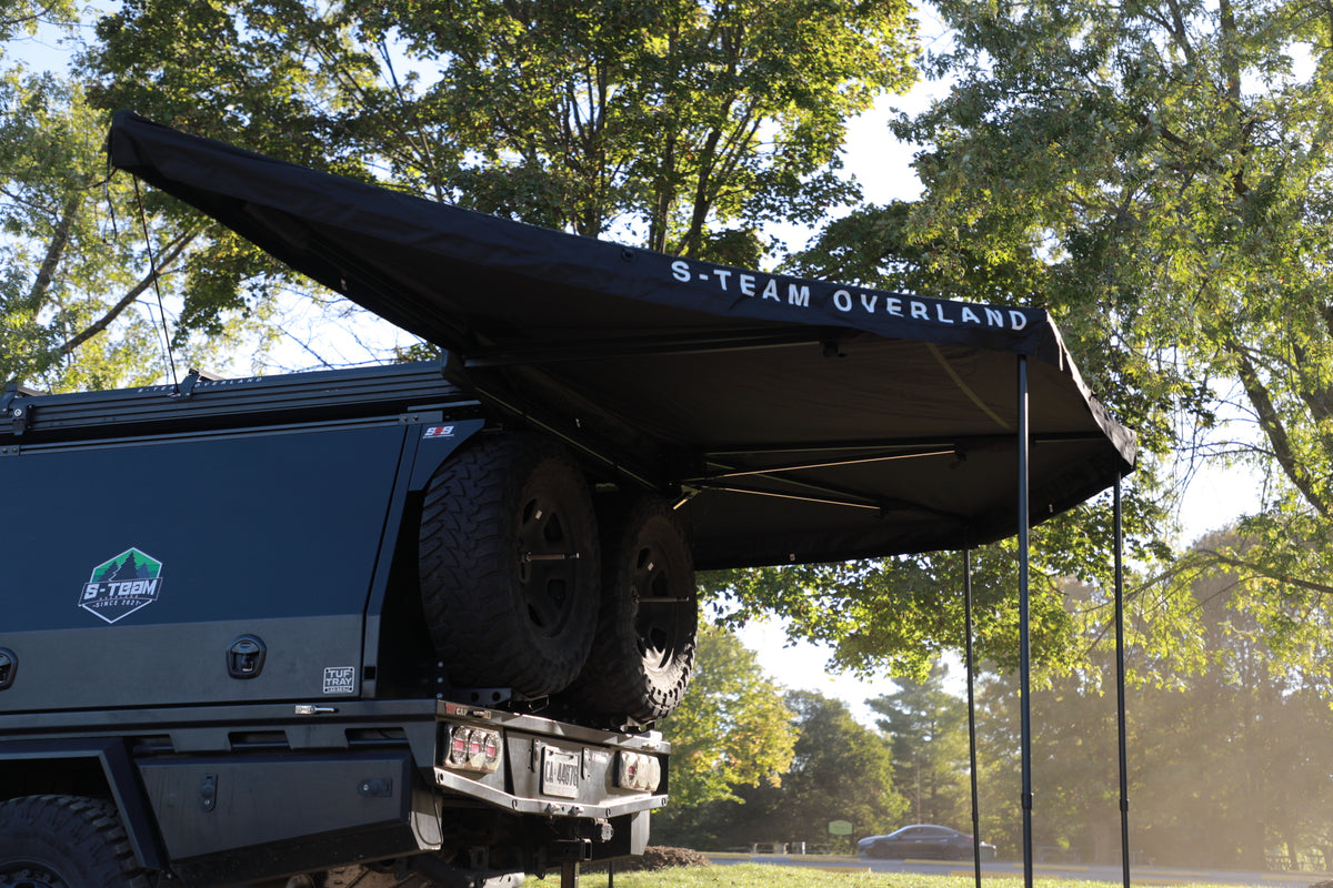THE WING PLUS - 270 ̊  FREE STANDING AWNING (Black)