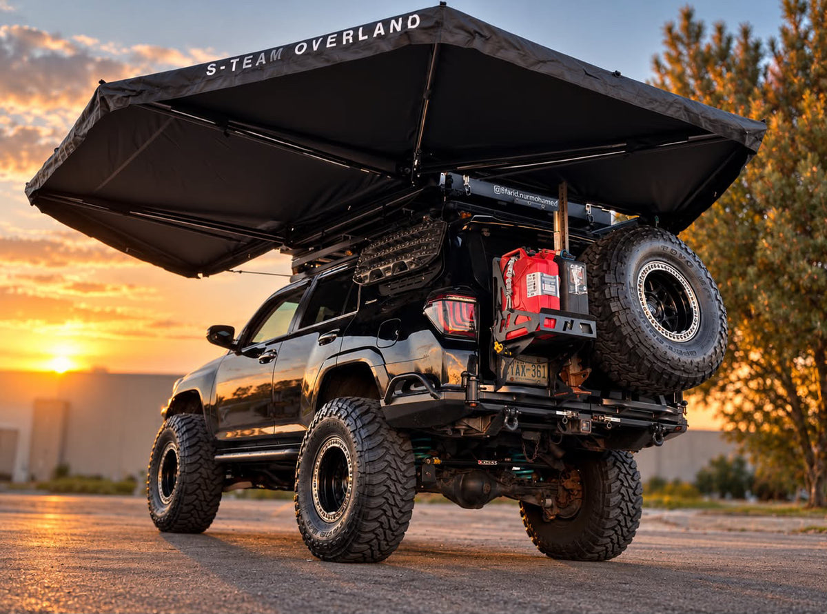 THE WING PLUS - 270 ̊  FREE STANDING AWNING (Black)