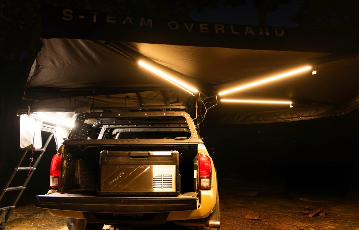 THE WING - 270 ̊  FREE STANDING AWNING(Black)